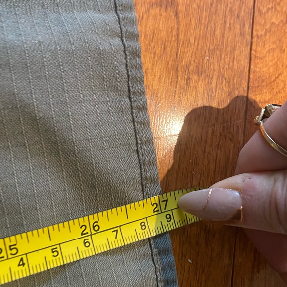 Carhartt Men’s Ripstop Utility Multi Pocket Scrub Top Sz S Green - Picture 6 of 6